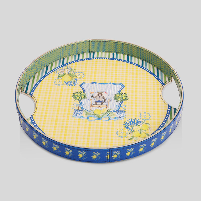 Monkey Monarch - Round Tray