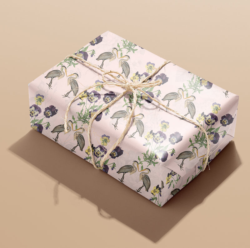 Herons In The Garden - Gift Wrap