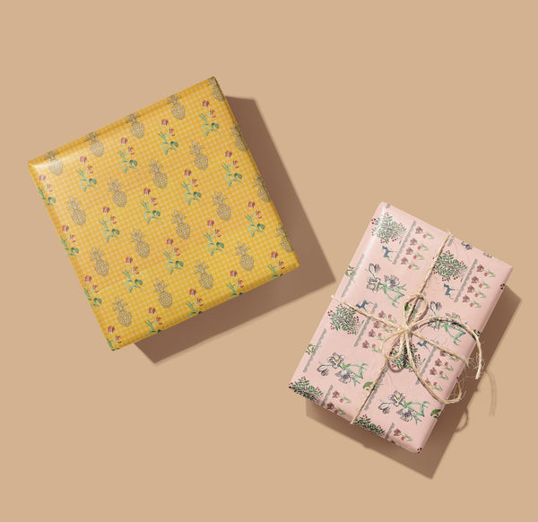 The Checkered Pineapples - Gift Wrap