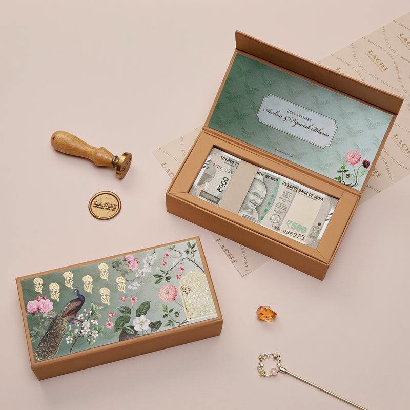 PEACOCK COURTYARD - CASH BOX