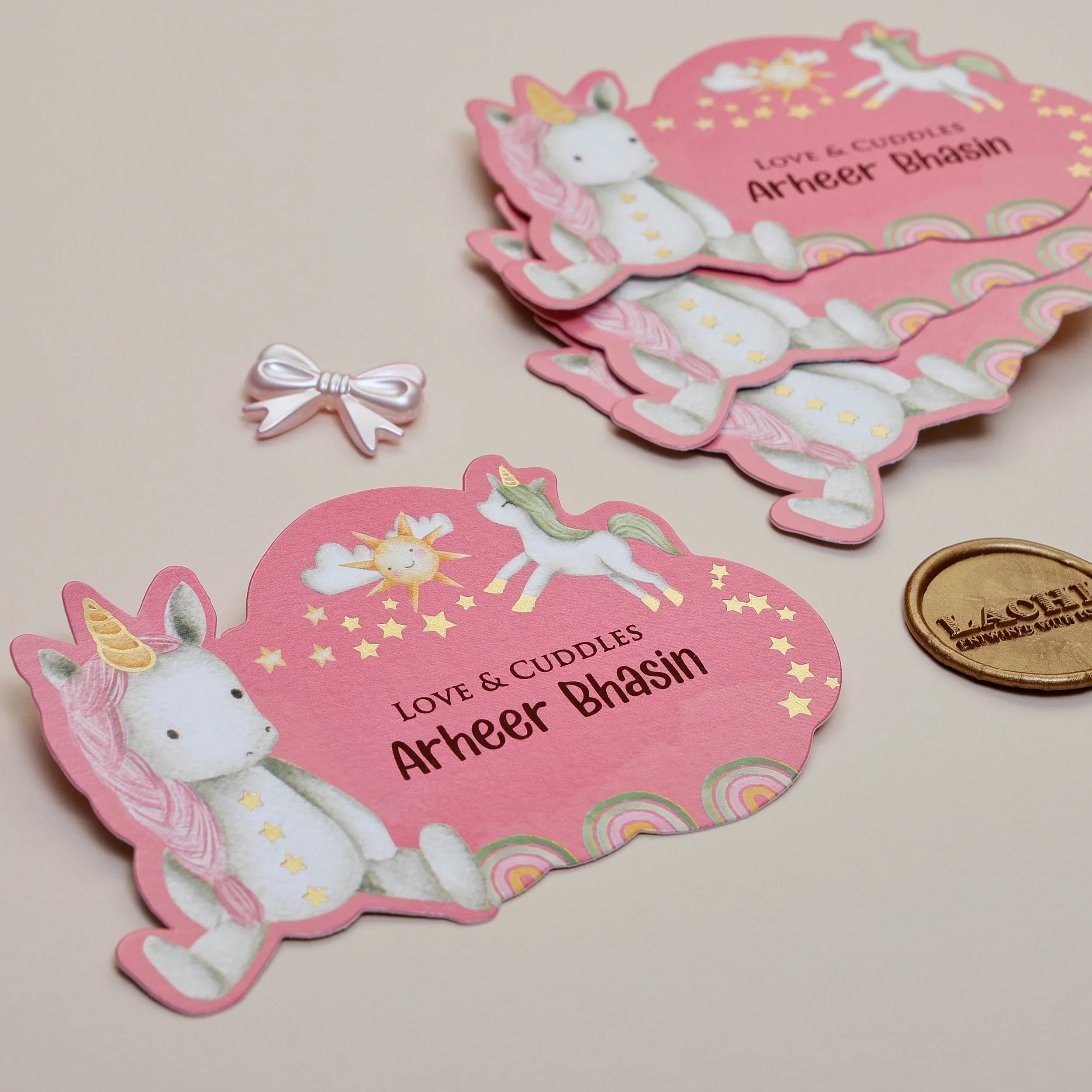 The Rainbow Unicorn - Flat Cards