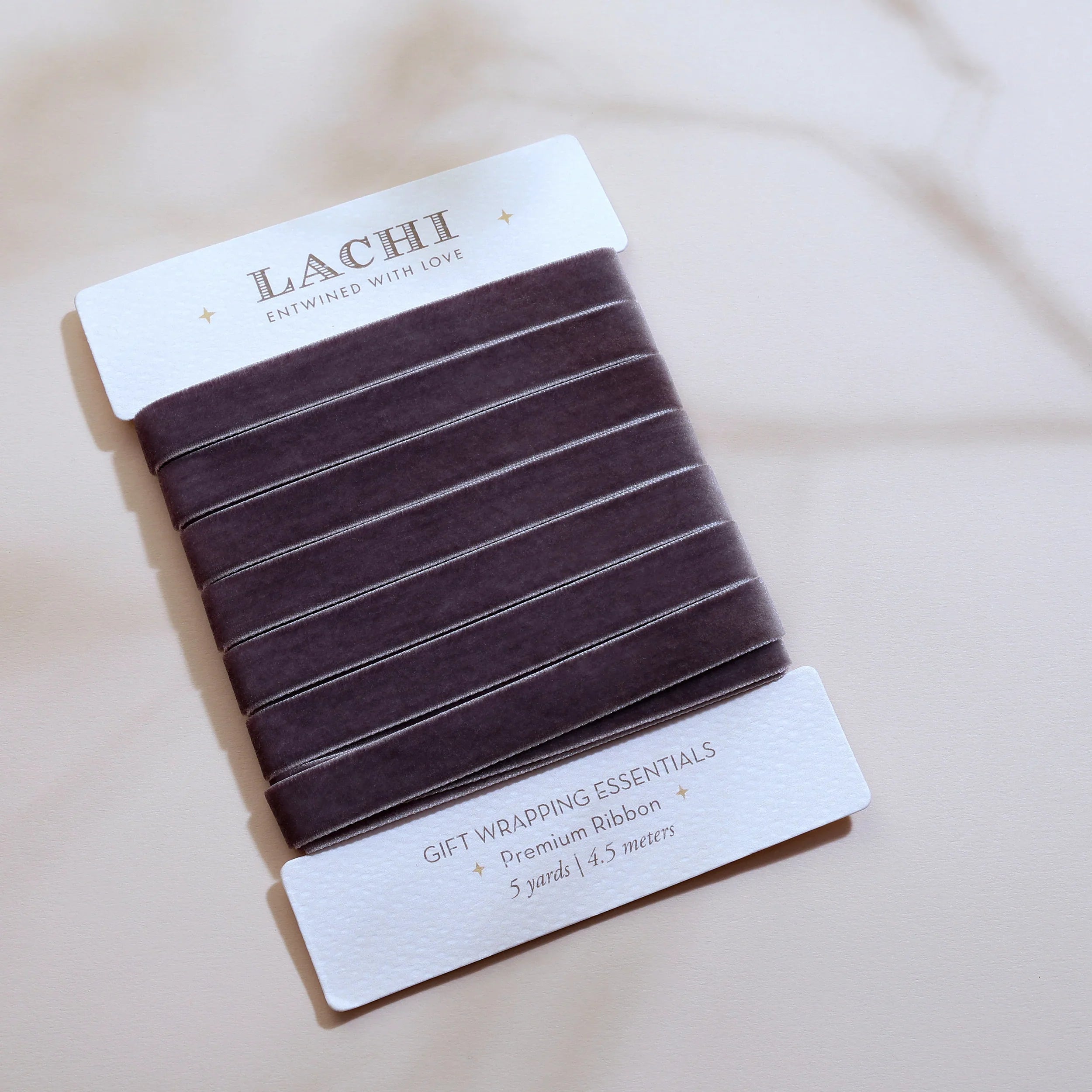 Ash Purplle Velvet Ribbon