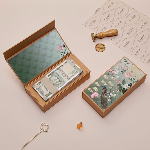 PEACOCK COURTYARD - CASH BOX