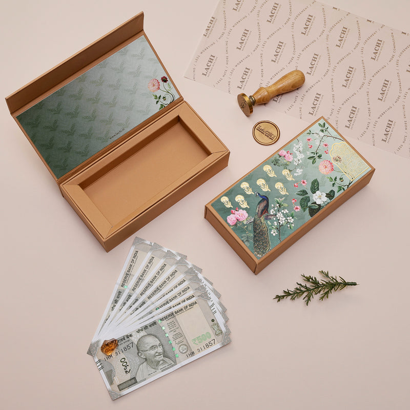 PEACOCK COURTYARD - CASH BOX