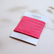 Joyful Pink Sadle Stitch Ribbon