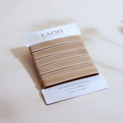 Sand Beige Sadle Stitch Ribbon