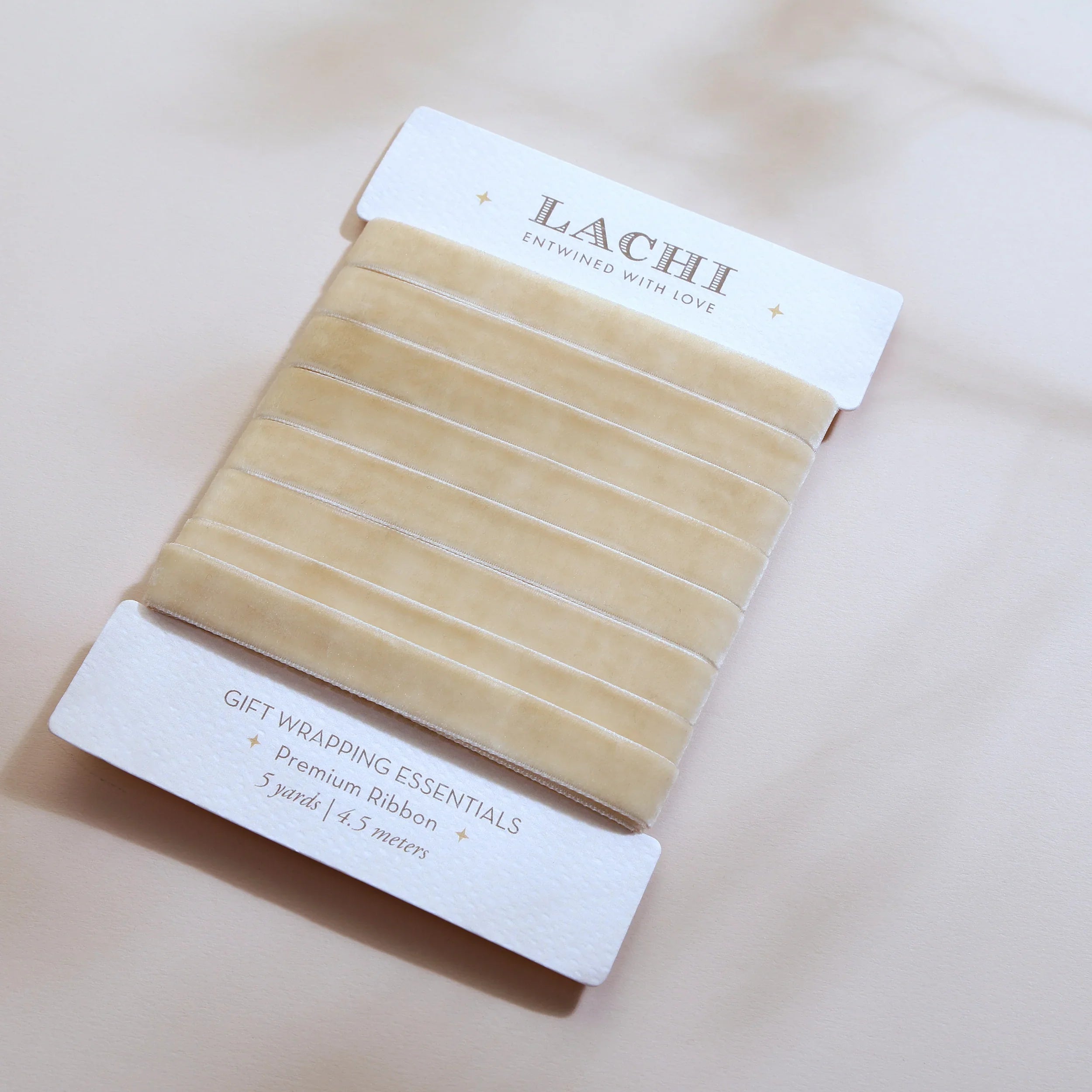 Vanilla Mist Velvet Ribbon