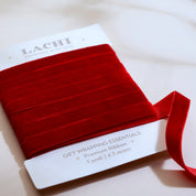Vintage Red Velvet Ribbon