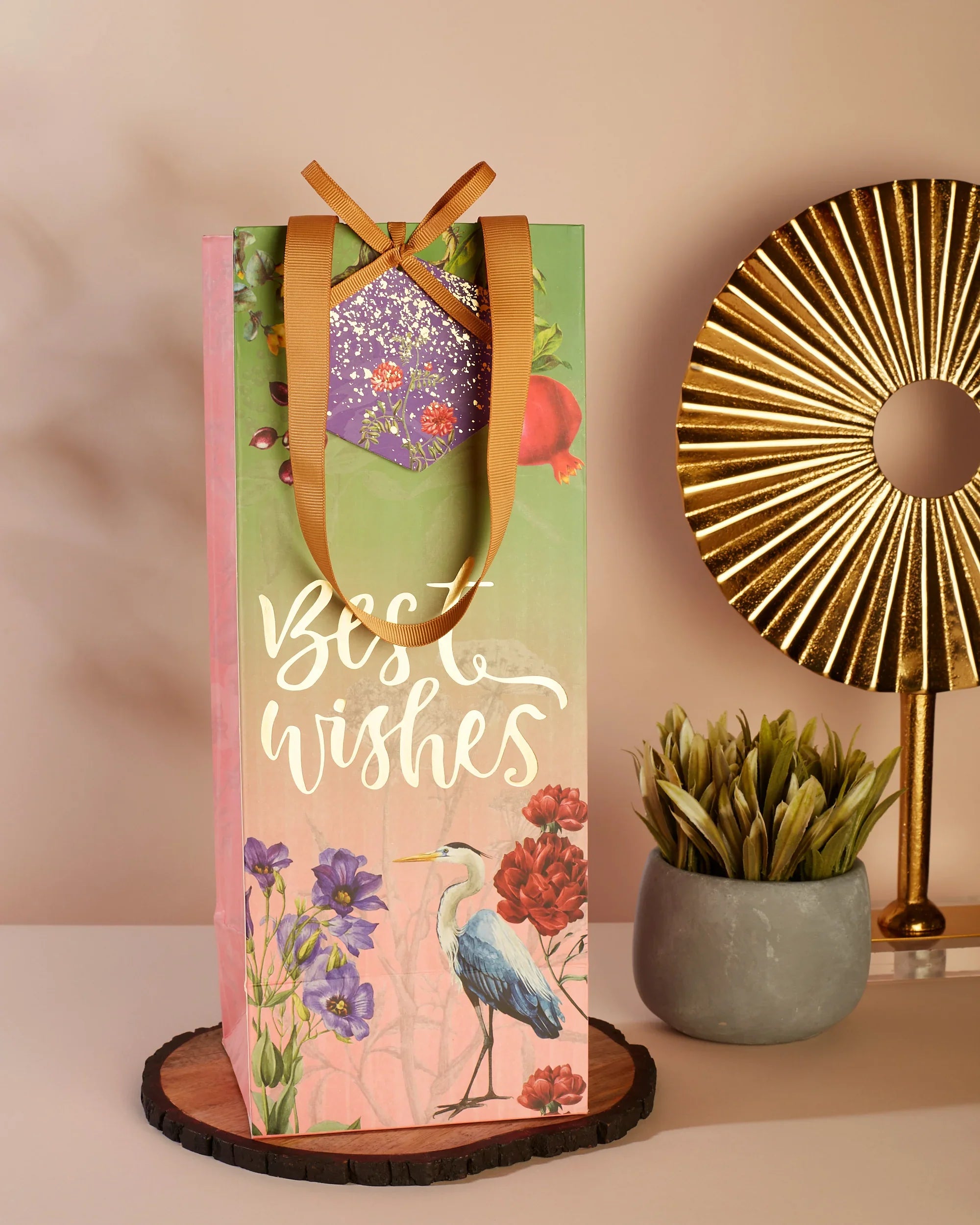 Floral Refuge - Bottle Bag