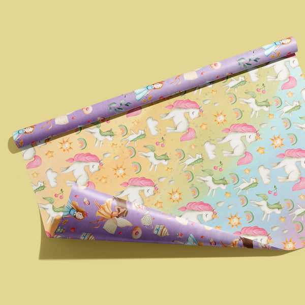 The Rainbow Unicorn Wrapping Paper