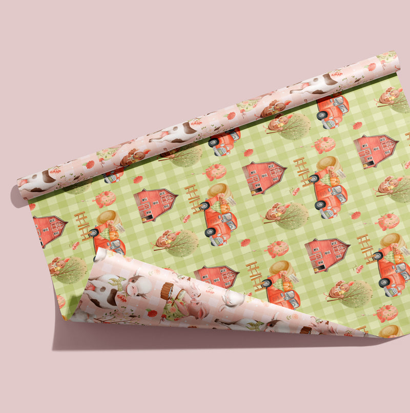 The Barnyard Wrapping Paper