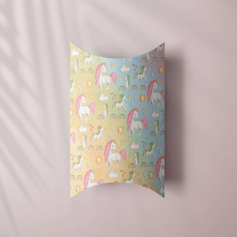 The Rainbow Unicorn Pillow Box
