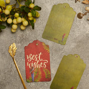 Parrots In The Palm - Gift Tag