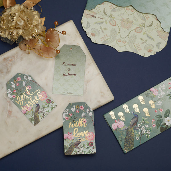 Peacock Courtyard - Gift Tags