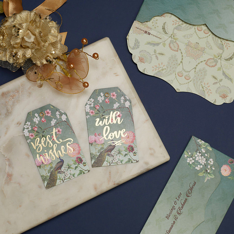 Peacock Courtyard - Gift Tags