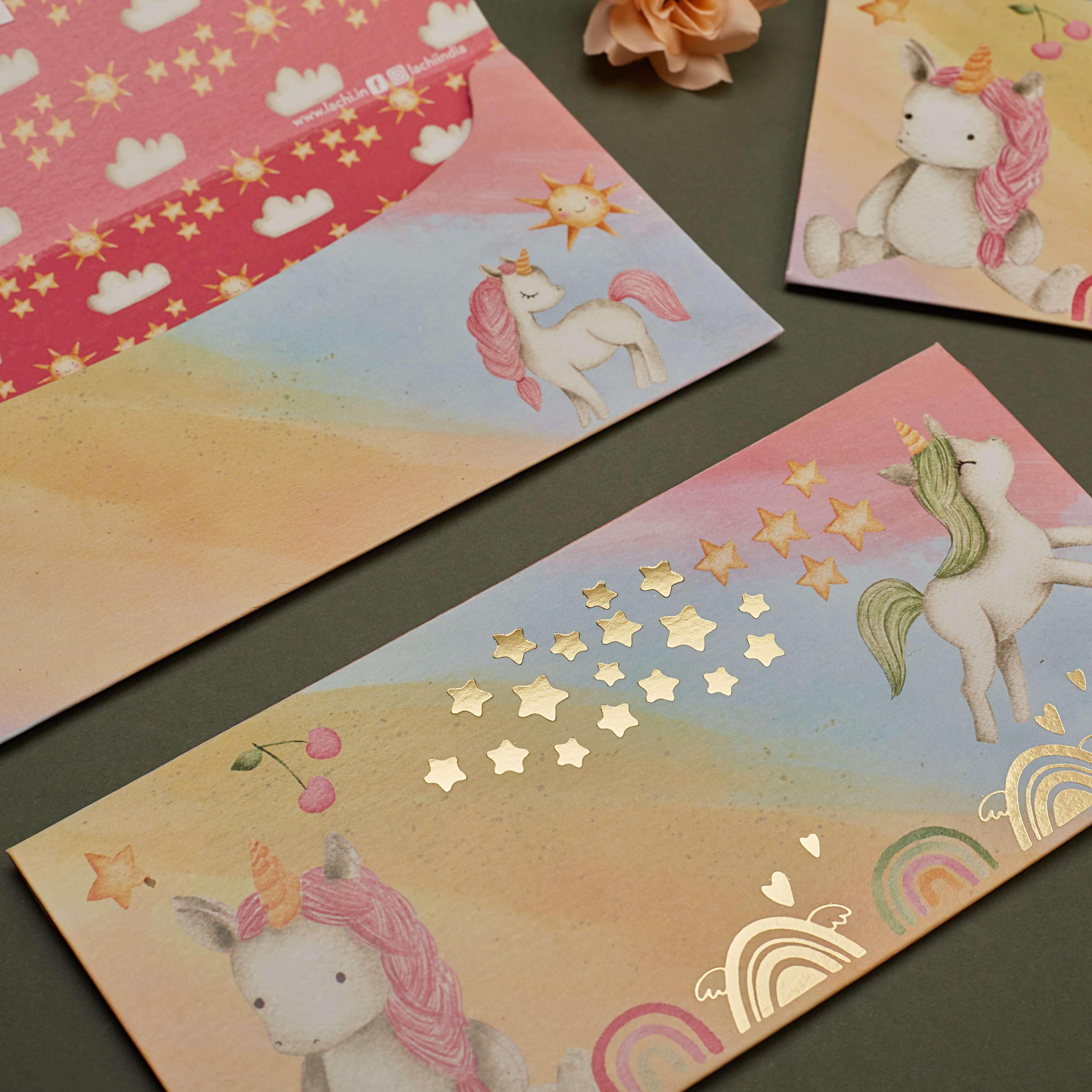 The Rainbow Unicorn - Money Envelope