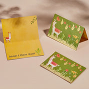 The Summer Llamas Fold Card