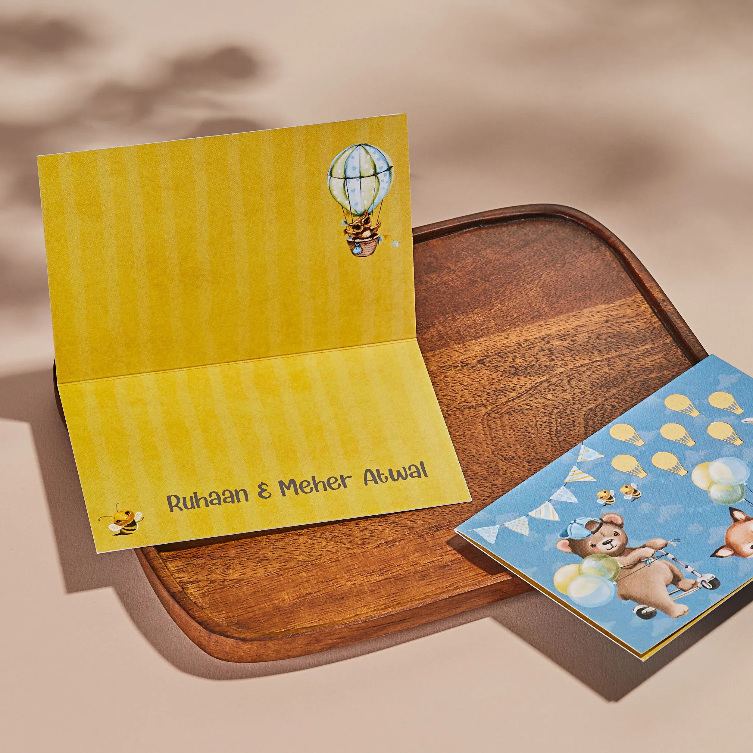 The Riding Bear Fold Card