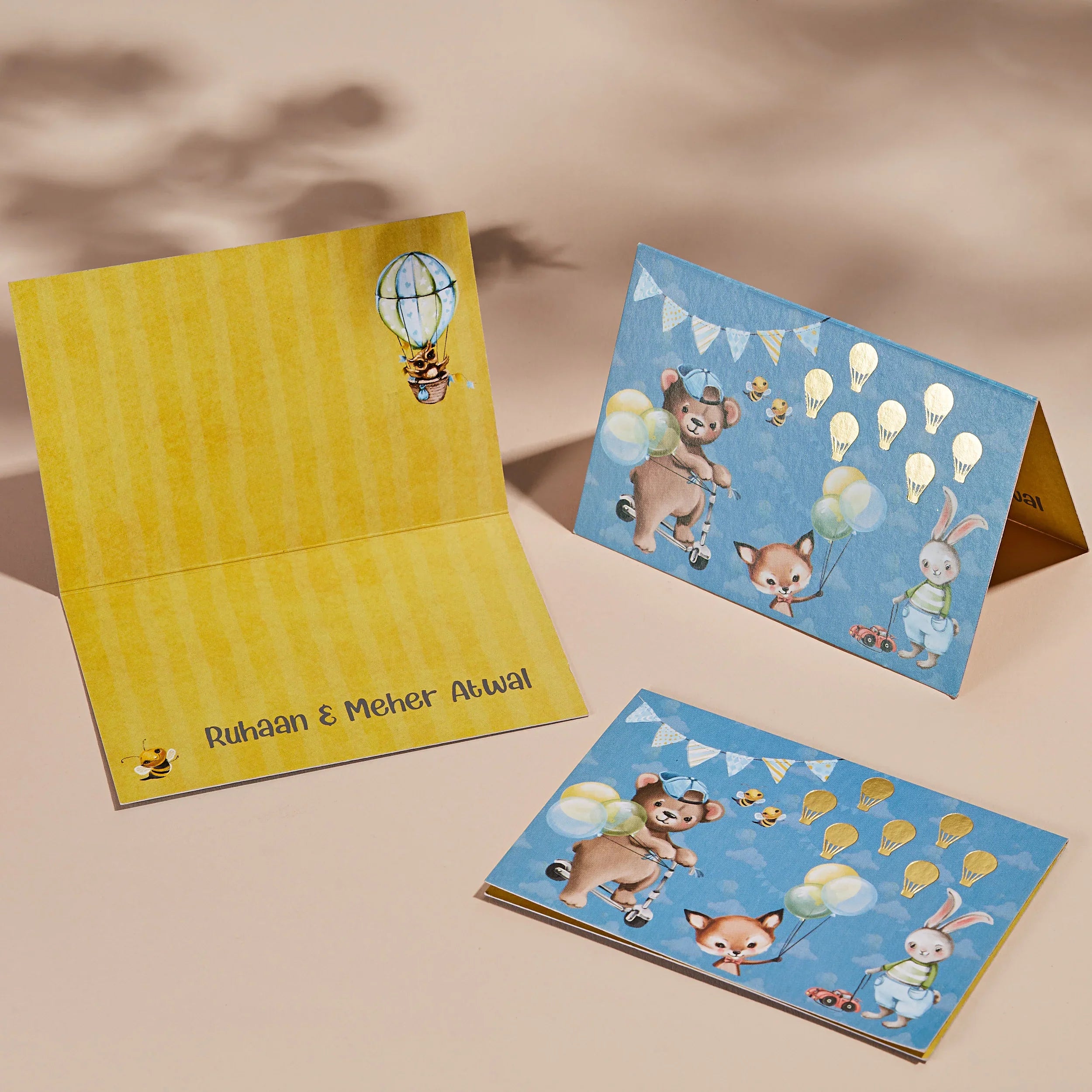 The Riding Bear Fold Card