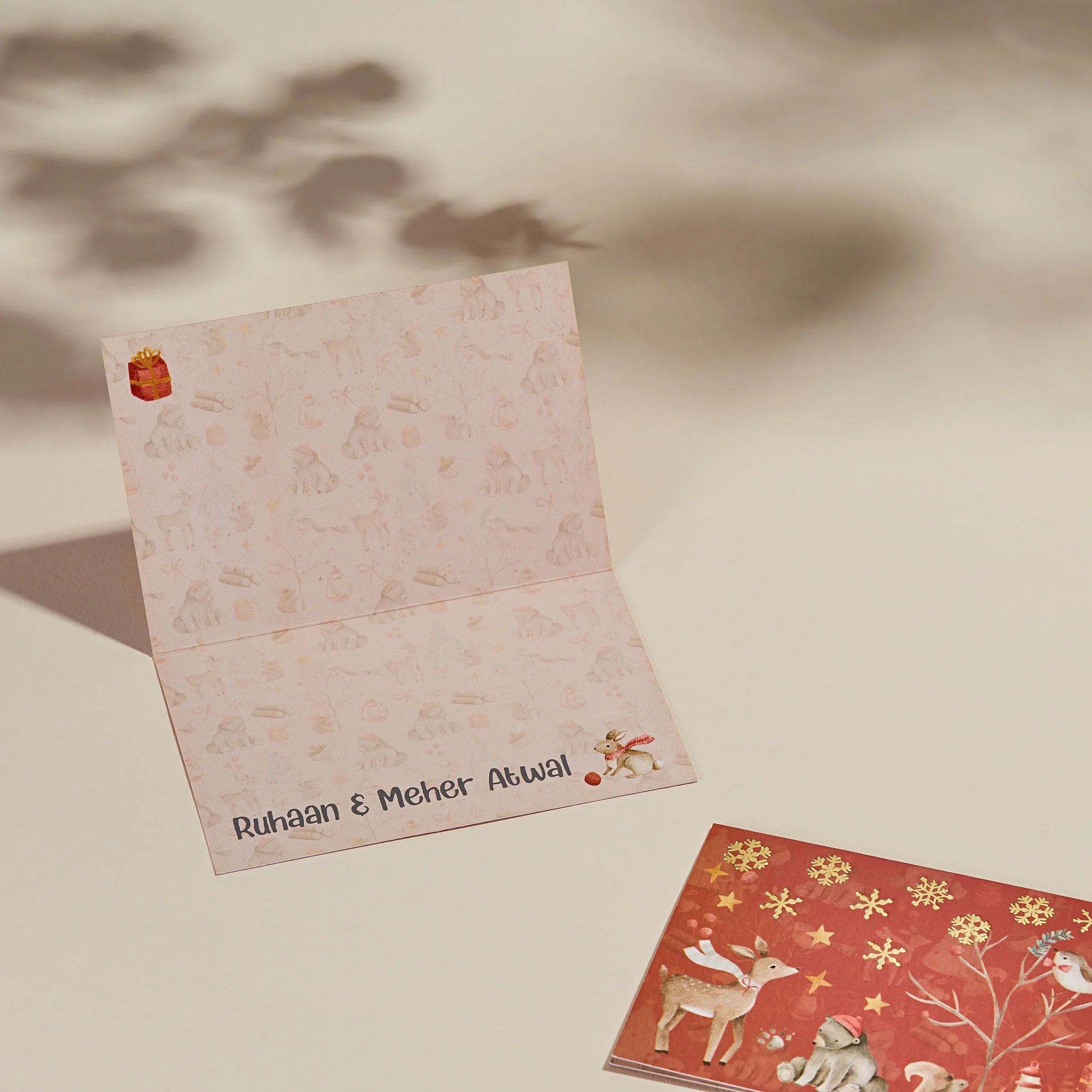 Nested in the Woods Fold Card