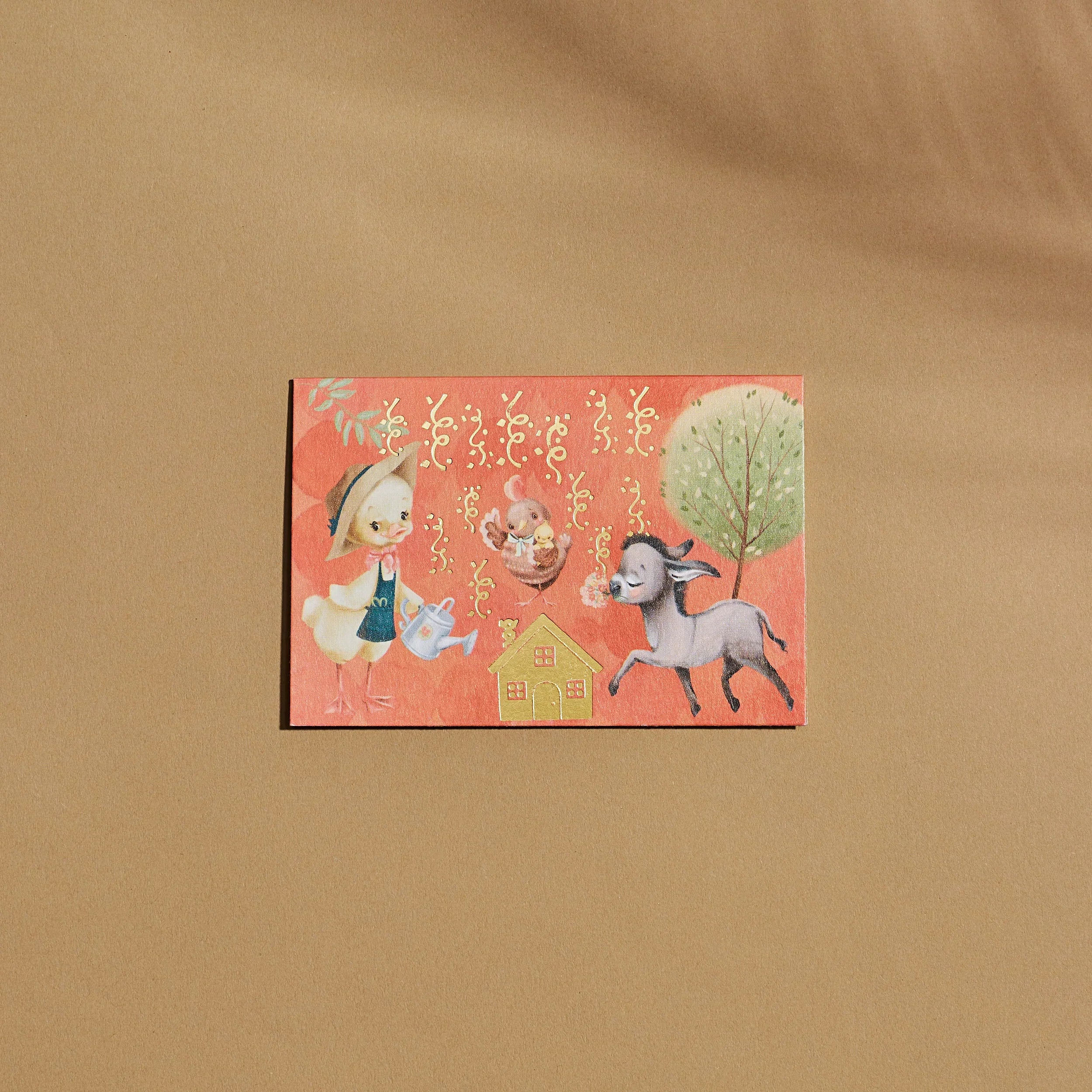 The Barnyard Fold Card