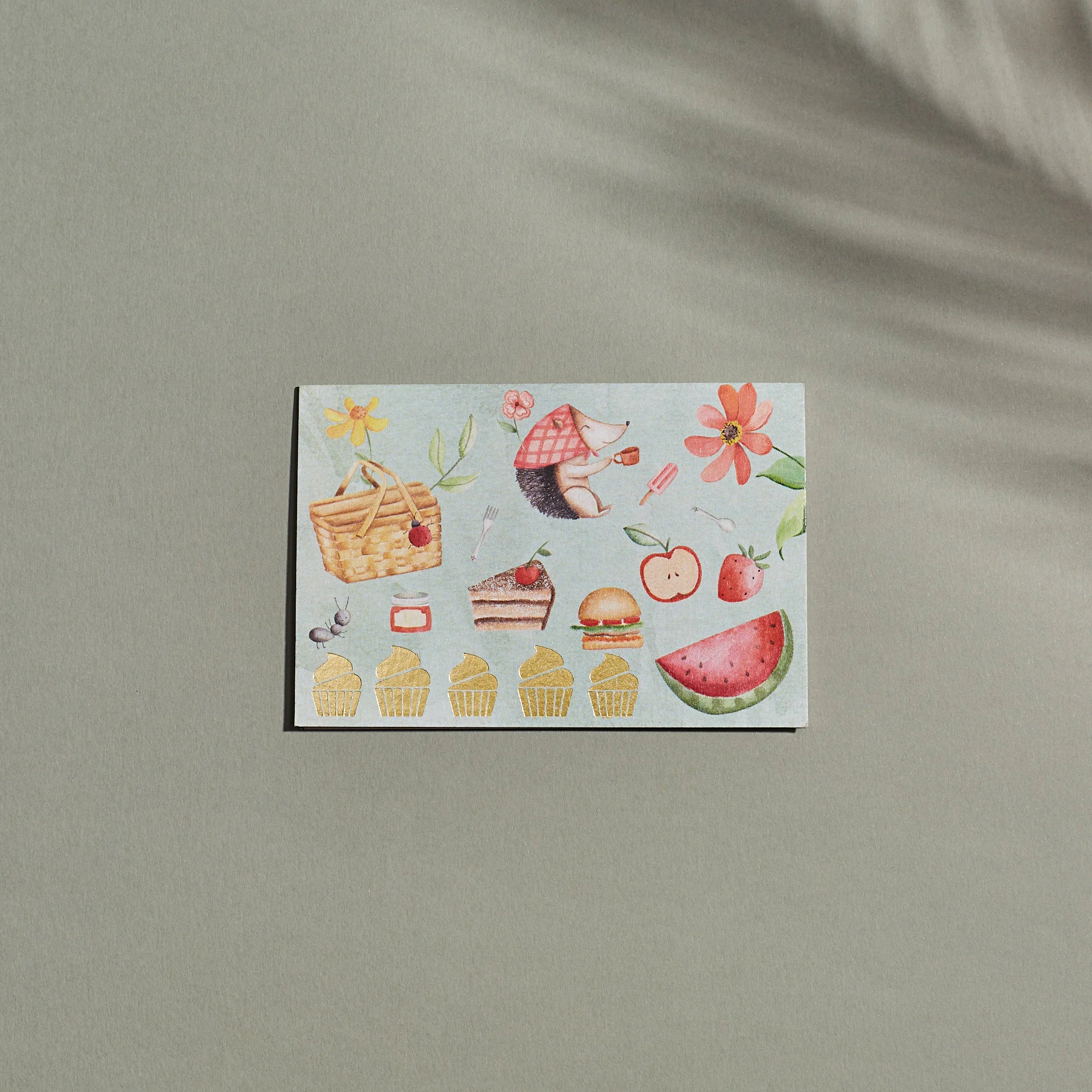 The Hungry Hedgehog Fold Card