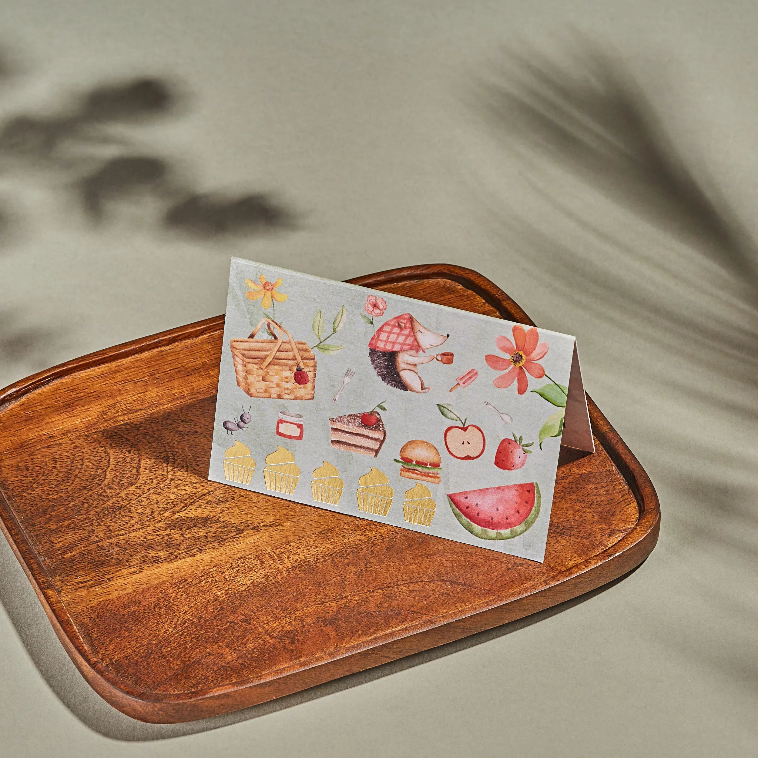 The Hungry Hedgehog Fold Card