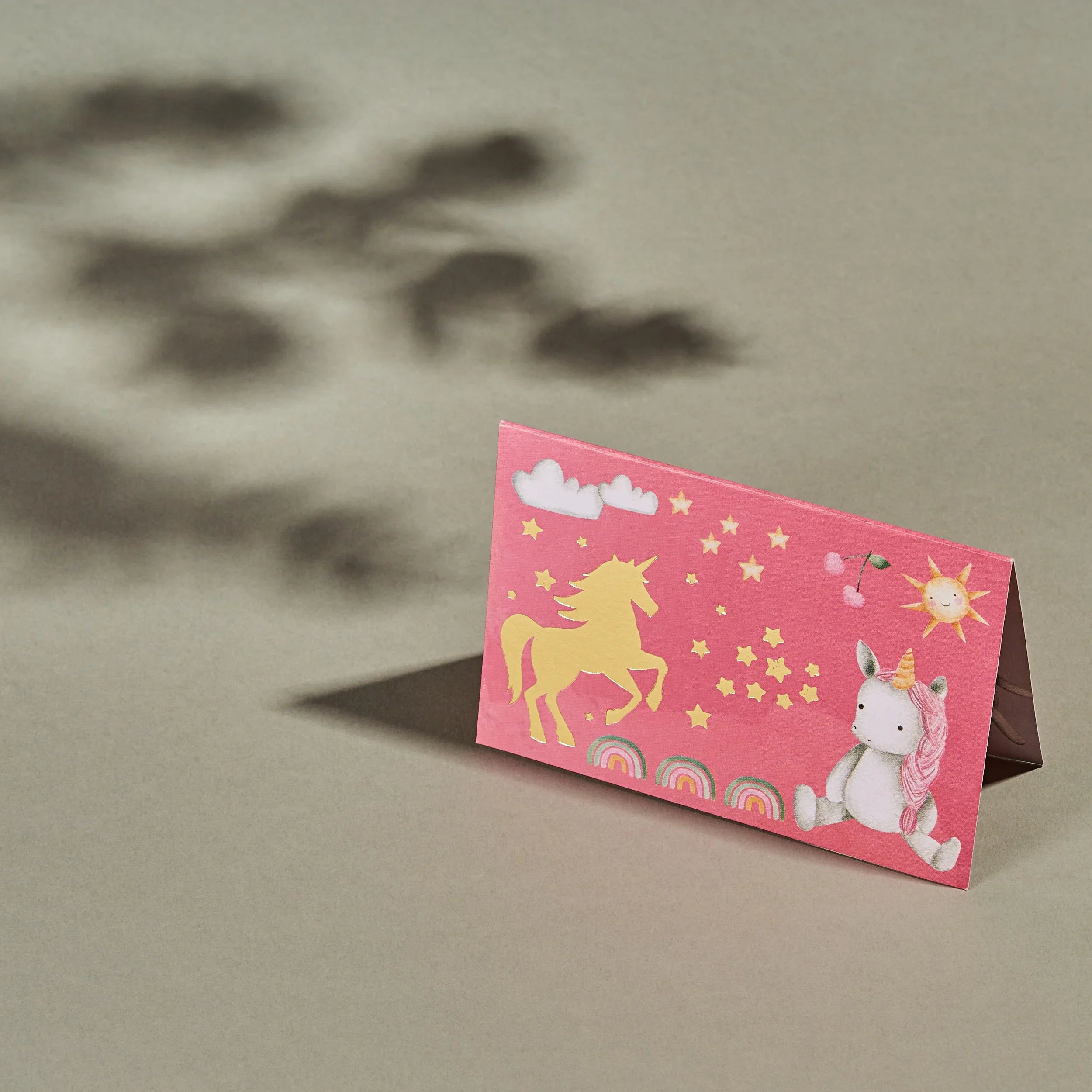 The Rainbow Unicorn Fold Card