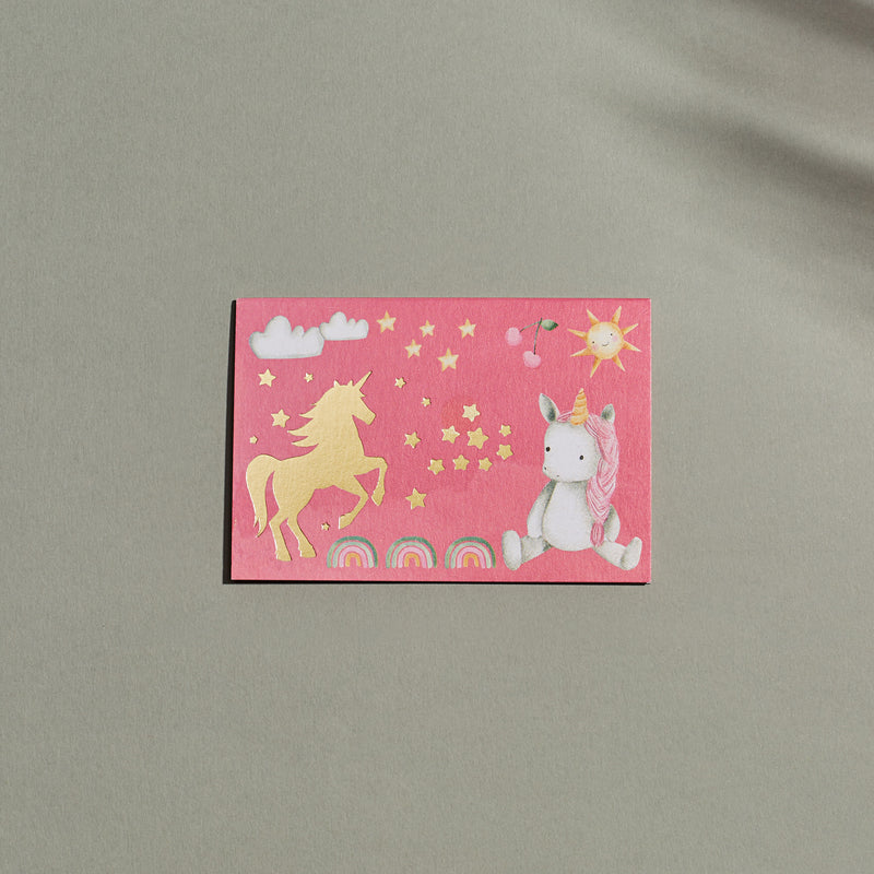 The Rainbow Unicorn Fold Card