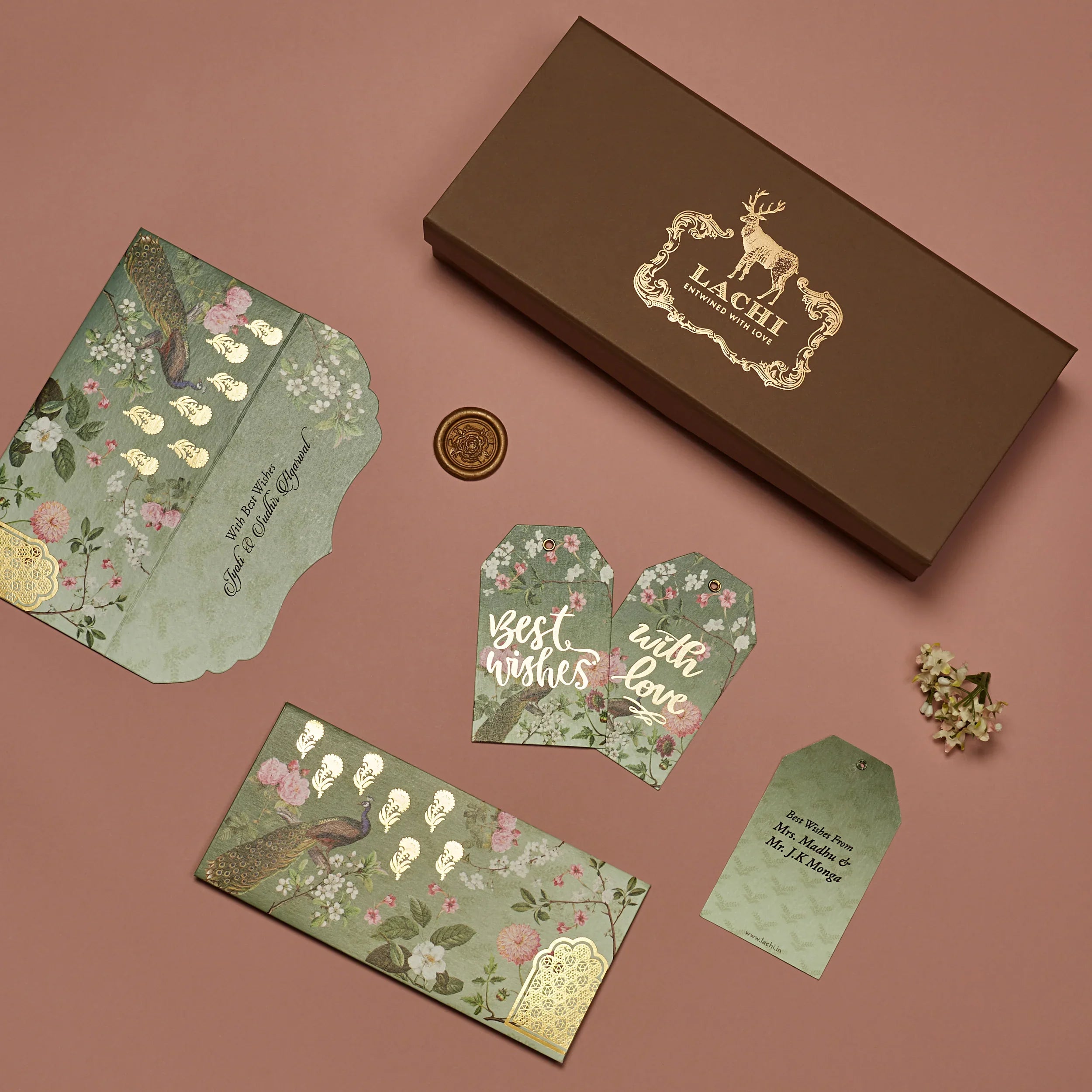 Peacock Courtyard - Duo Box