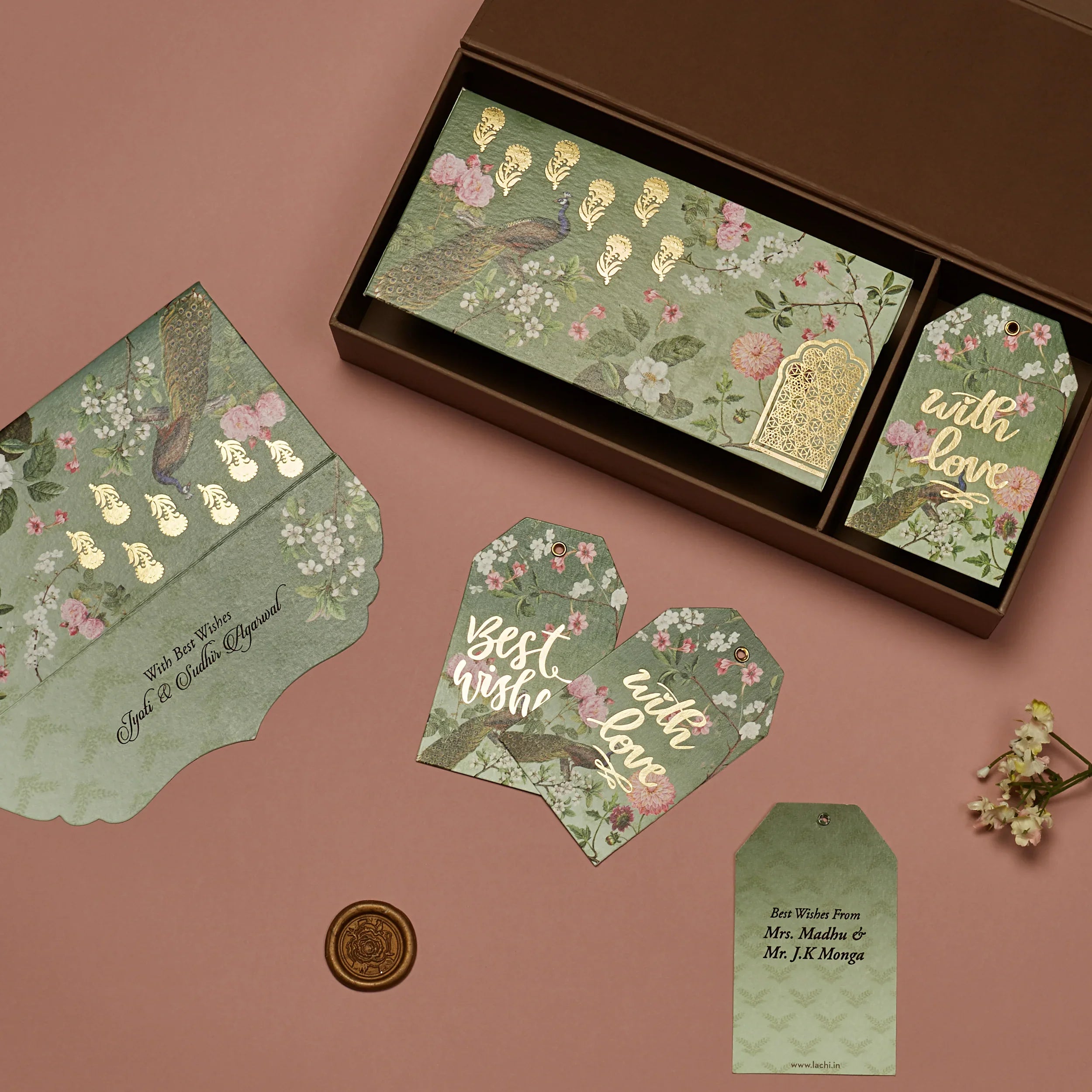 Peacock Courtyard - Duo Box